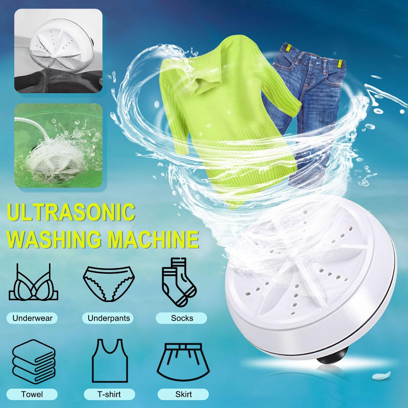 Octis Portable Washing Machine Mini Lights Waves Convenient Travel Home Business Travel USB