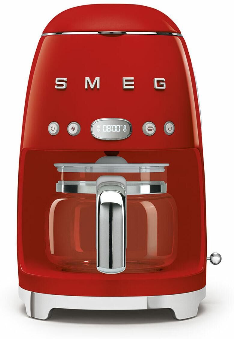 Smeg DCF02RDEU Red Drip Coffee Maker 1.4L