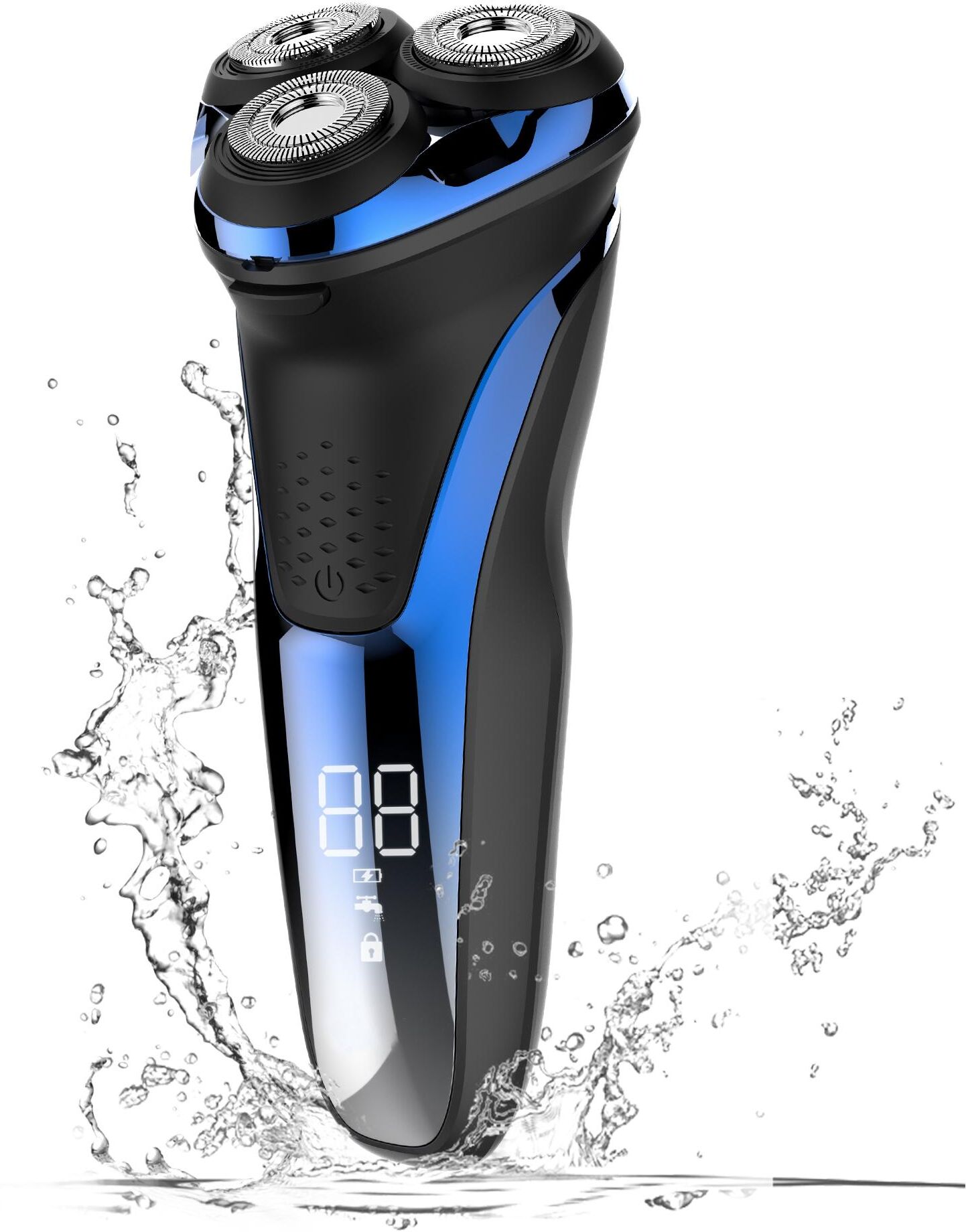 HATTEKER 3D Rechargeable Shaver Wet & Dry Rotary Shavers for Men 7569