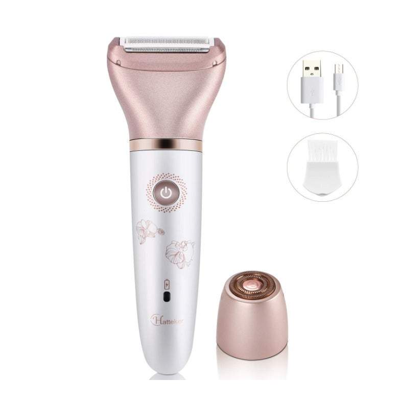 HOD Health&Home Hair Care Usb Charging Shaver Electric Remover For Women Painless Lady 2 In 1 Body Removal Razor