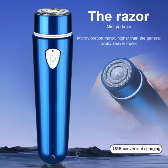 Baorun Practical USB Shaver High Efficiency Easy to Operate 350mAh Rechargeable Electric Shaver for Office
