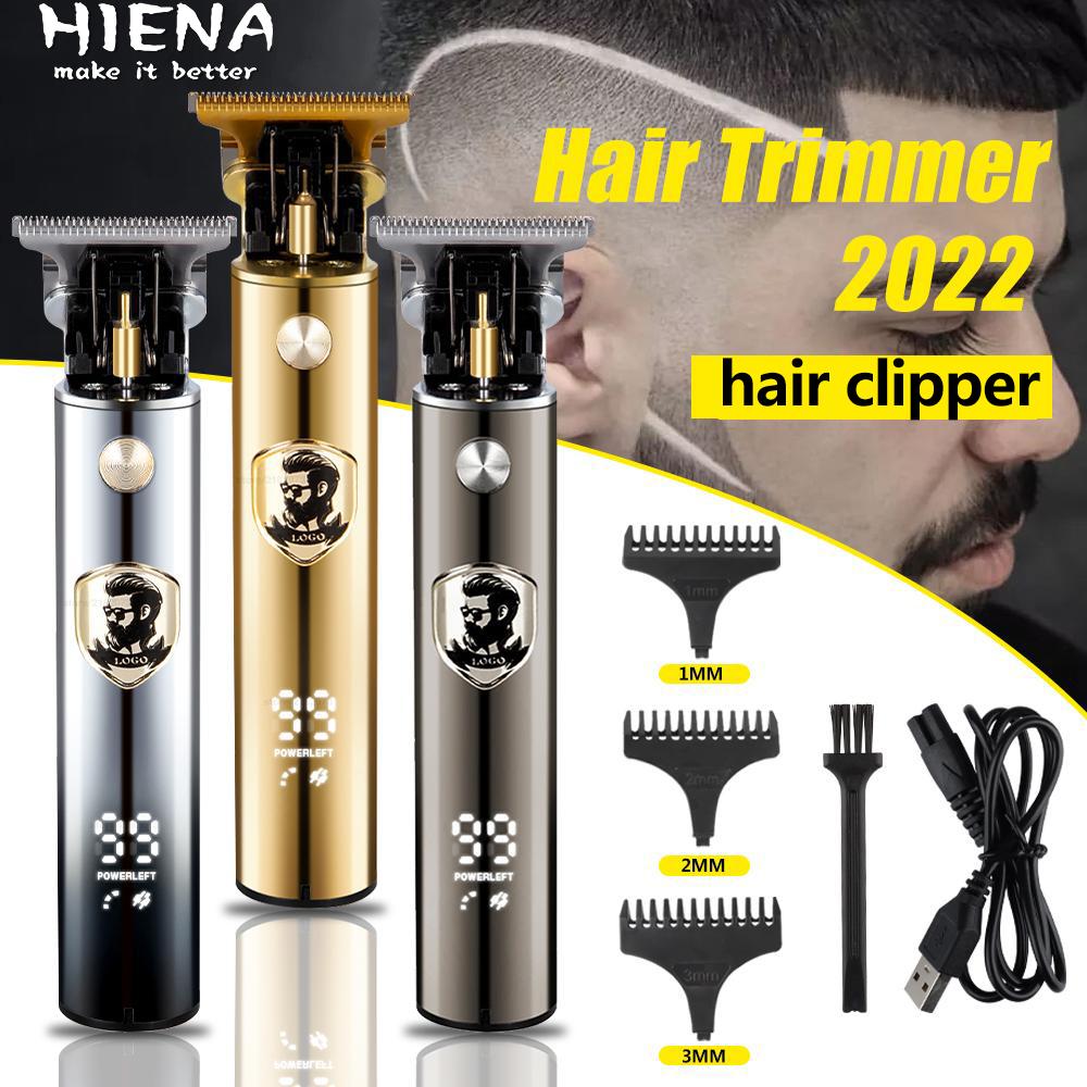 USB Electric Hair Clippers Rechargeable Shaver Beard Trimmer Professional Men Hair HIENA