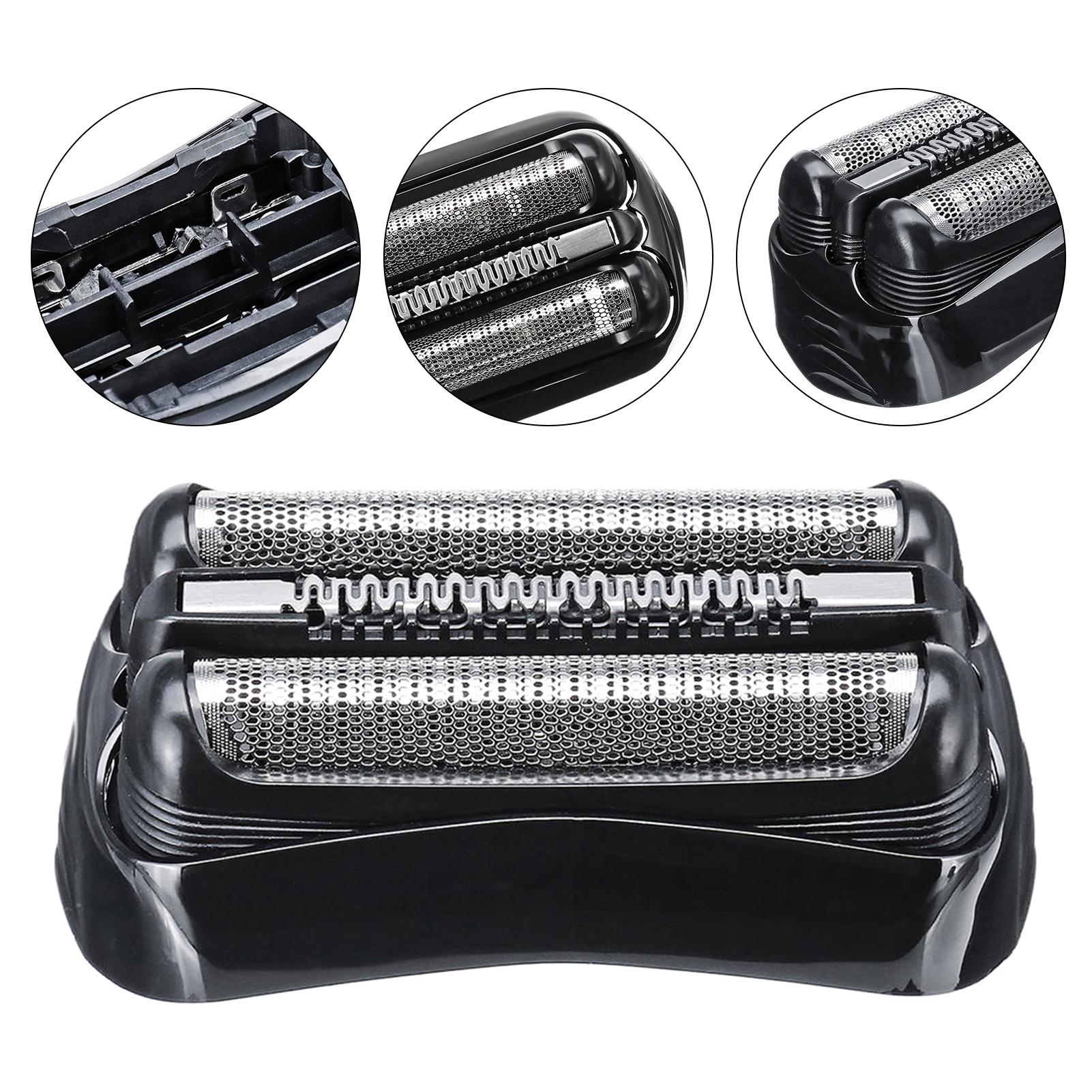 FunCouples 21B Trimmer Shavers Replacement Heads Shaving Foil & Cutter Replacement for Braun Series 3