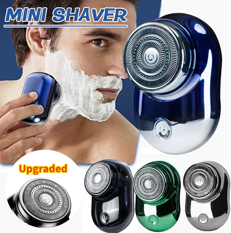 The best future Upgraded Blade Head Electric Shaver for Men Pocket Razor Portable Shaving Machine IPX7 Waterproof USB Rechargeable Beard Trimmer