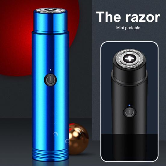 Baorun Rechargeable Razor Shaver Micro-vibration Motor Anti-scratch Fireproof ABS Mini Men Electric Shaver for Home