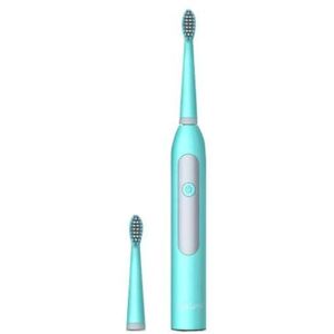 HOD Health&Home Ultrasonic Cleaning Electric Toothbrush With 2 Replacement Brush Heads Celeste