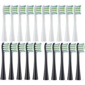 Oral Care Replacement Brush Heads for Oclean X/ X PRO/ Z1/ F1/ One/ Air 2 /SE Sonic Electric Toothbrush Soft DuPont Bristle Nozzles 10 Pcs