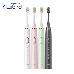 Kiwibird Sonic Electric Toothbrush 41000 Time/Min Ultrasonic Electronic 6 Mode IPX8 Waterproof Rechargeable 1 Year Battery Life For sensitive teeth
