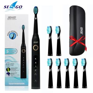 Seago Sonic Electric Toothbrush SG-507 Adult Timer Brush 5 Mode USB Charger Rechargeable Tooth Brush
