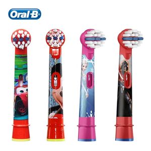 Oral-B 3 pcs Oral B Electric Brush Heads Extra Soft Bristles EB10 Replacement Refills for Oral B kids Electric Toothbrush
