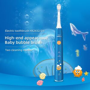 Philips (PHILIPS) HX2432 Soft Bristle Brush Children's Sonic Vibration Electric Toothbrush