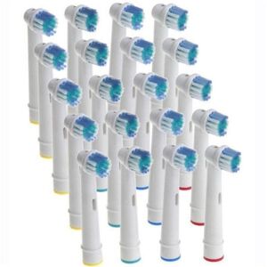 Mandee-33 20 psc Replcement Toothbrush Heads Electric For Oral B Braun EB17-4 SB-17A