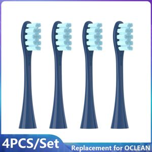 Nataliay 4PCS Replacement Brush Heads for Oclean X PRO/Z1/F1/One/Air 2/SE Soft DuPont Electric Toothbrush Vacuum Sealed Packaged