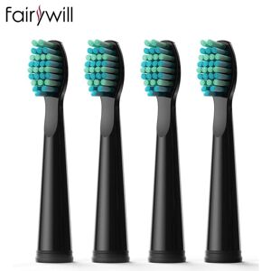 Fairywill Electric Toothbrush Replacement Heads 4pcs