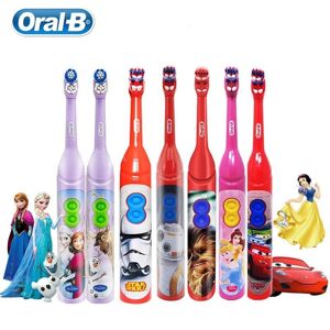 Oral-B Oral B Kid's Toothbrush Rotating Brush Head Soft Bristle Gentle Oral Clean AA Battery Power Electric Toothbrush for Child Age 3+
