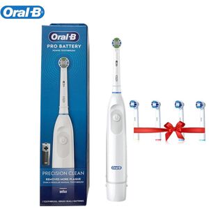 Oral-B Oral B Electric Toothbrush Rotation Electric Teeth Brush One Replaceable Brush Head Powered by AA Battery Precision Cleaning