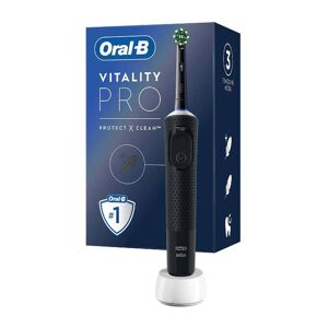 Oral-B Rechargeable Electric Toothbrush Vitality Pro Black Superior Protection and Cleaning Original