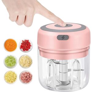 stand high Electric Mini Garlic Chopper, 250ML USB Mini Food Chopper Garlic Mincer, Vegetable Chopper, Onion Chopper, Portable Small Food Processor