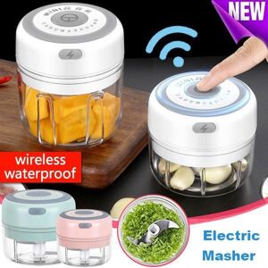 SDS001 Electric Mini Garlic Chopper Garlic Cutter Garlic Masher Press Mincer Pepper Chili Vegetable Nuts Meat Grinder Food Processor Mincer Blender Mixer