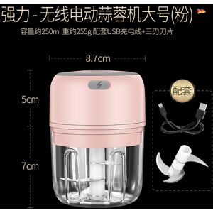 TOP-KITCHEN-MALL Electric Mini Garlic Chopper, 250ML USB Mini Food Chopper Garlic Mincer, Vegetable Chopper, Onion Chopper, Portable Small Food Processor