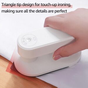 TOMTOP JMS Portable Mini Electric Iron Cordless Rechargeable Dry Iron Wrinkle Remover Touch-Up Ironing for