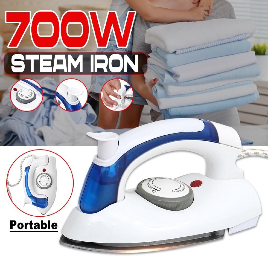 Sea Global 700W Mini Portable Electric Steam Iron for Clothes 3 Gears Garment Steamers Handheld Flatiron Electric Irons for Home Travelling