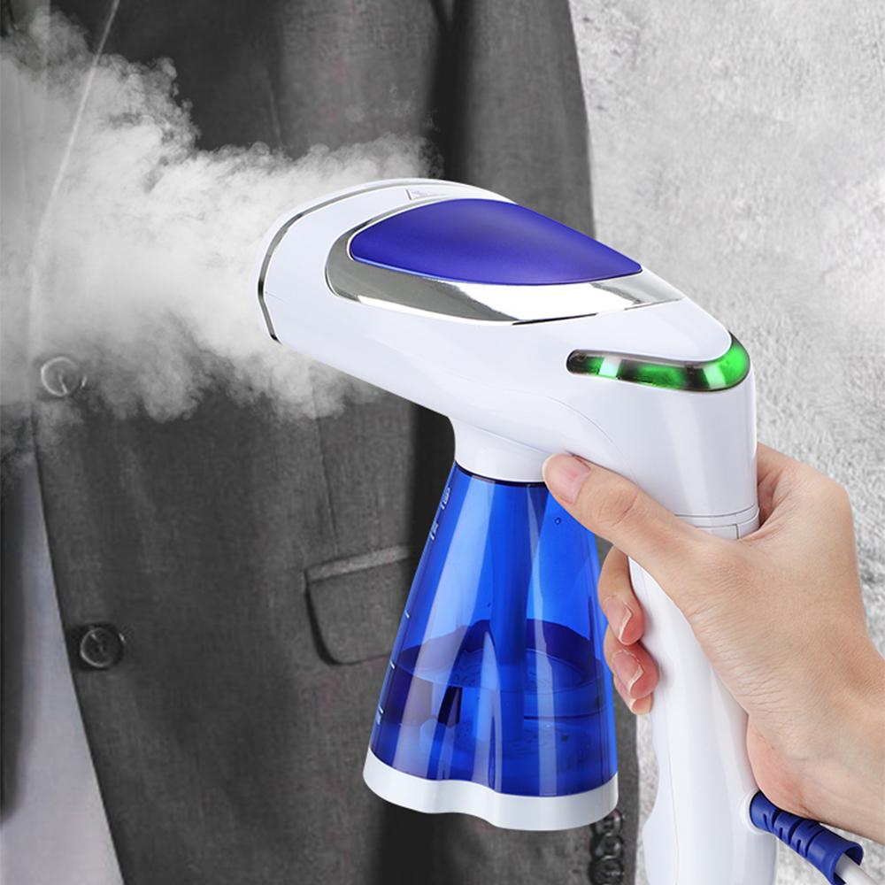 Polina Handheld Garment Steamer Household Fabric Steam Iron 250ml Mini Portable Foldable Fast-Heat for Clothes Ironing  Fabric Wrinkle Remover with 3 Brushes