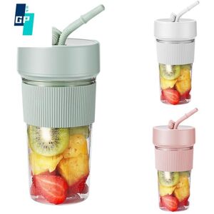 Global purchasing 350ML Mini Home Electric Juicer Portable USB Charging with Straw Juice Cup Fruit Machine