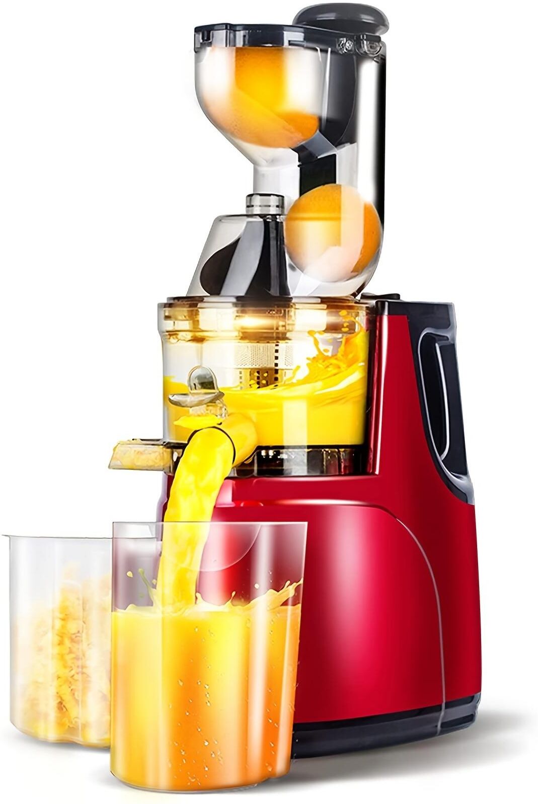 ZEKS Slow Masticating Juicer,Apples Orange Juicer Machine With Wide Chute Quiet Motor For Juicer Machines Vegetable And Fruit Masticating Juicer