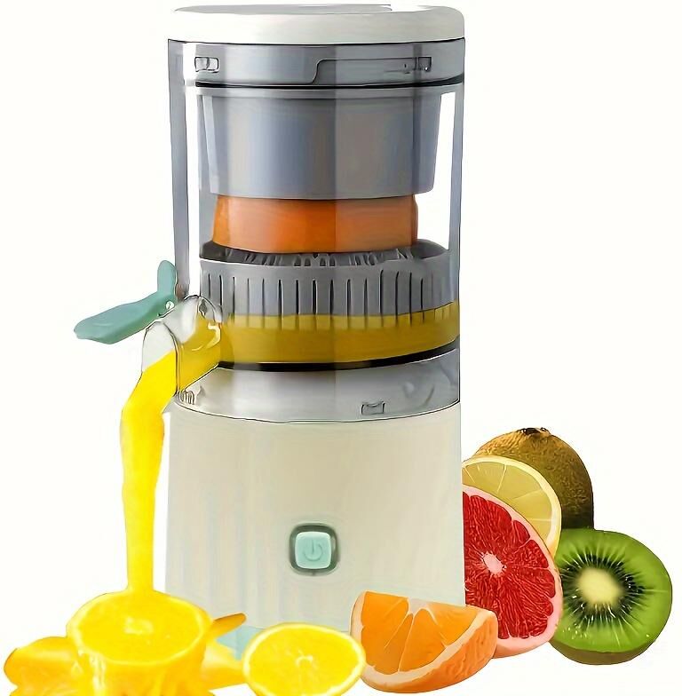 ZEKS Automatic Home Juicer, Fruit Fresh Orange Juice Machine Portable Blender,Electric Juicer, Citrus Juicer Machines With USB