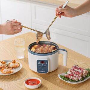 Pretty Girl Pretty Electric Caldron Multi-Functional Electric Frying Pan Integrated Small Electric Pot Electric Food Warmer Electric Chafing Dish Rice Cooker