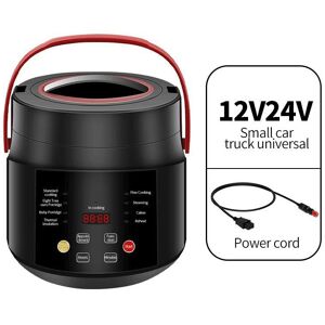 Lifeone Electric Mini Rice Cooker MultiCooker Portable Car Rice Cooker  12V 24V Cooking Machine For Car and Truck English Menu