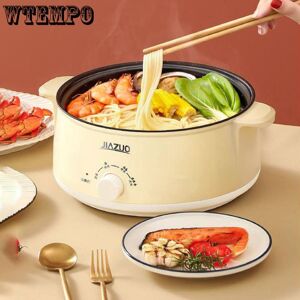 WTEMPO Electric Wok Multifunctional Electric Wok Student Dormitory Mini Electric Wok Small Electric Wok Household Pot Non Stick Small Cooker