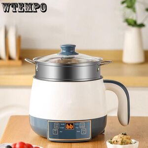 WTEMPO 220V Multifunctional Electric Cooking Machine Household Single/Double Layer Pot Non-stick Pan Rice Cookers Student Dormitory