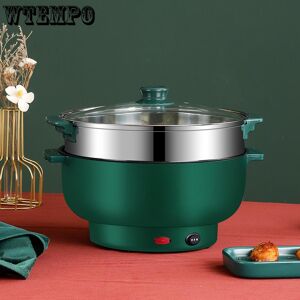 WTEMPO Steamer Multi Cooker Non-stick Coating Rice Cooker Hotpot Multifunction Electric Skillet with Food Steamer Cooking Pot Noodle Soup Boiler