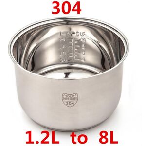 91140862MA7XBB8271 Non stick Cooking Pot 304 stainless steel rice cooker inner container Replacement Accessories food Rice Cooker POT