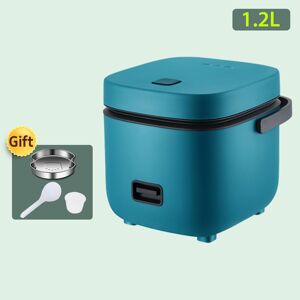 TOMTOP JMS Mini Rice Cooker 1.2L Electric Cooker with Steamer One-button Control Food-grade Non-sticky Liner