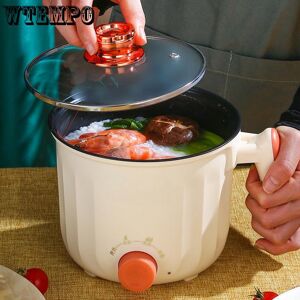 WTEMPO Electric Cooking Pot Student Dormitory Multi functional Noodle Cooking Pot Household Electric Rice Pot Mini Integrated Electric Cooking Pot