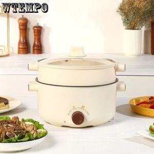 WTEMPO Multifunctional Electric Cooker Heating Pan Stew Cooking Pot Hot Pot Noodles Eggs Soup Steamer Rice Cooker Food Frying Pan