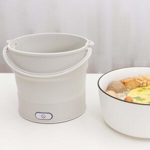 Make life easier Foldable Electric Cooker Mini Multifunction Hot Pot Food Steamer Cooking Machine for Dormitory Noodle Cooker for Trave