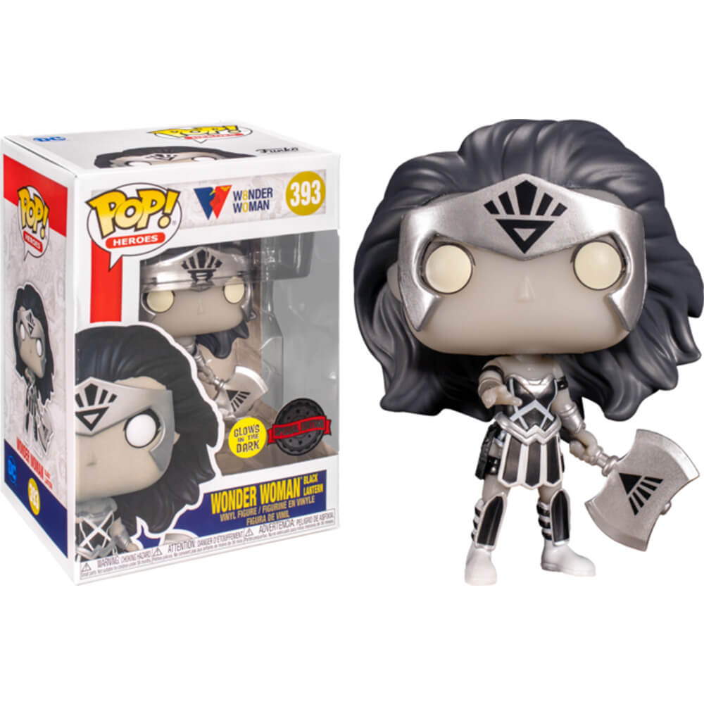 Funko Pop Wonder Woman Black Lantern Glow 80th Anniv US Pop! Vinyl