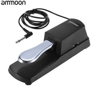 Ammoon Piano Keyboard Sustain Damper Pedal for Casio Yamaha Roland Electric Piano Electronic Organ