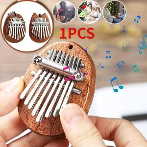 Super maller 1PCS for Kids/Adult Christmas Gift Mini Kalimba Portable 8Keys Thumb Piano Exquisite Finger Piano Beginners Musical Instrument