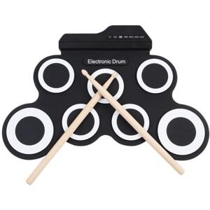 T Amazing Kitchen Folding Silicone Hand Roll Usb Electronic Drum Portable Practice Drums Pad Kit With Drumsticks