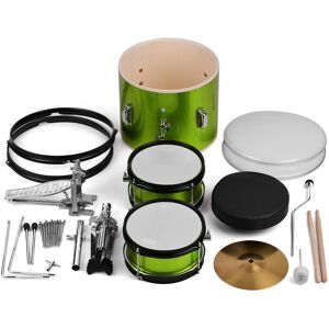 TOMTOP JMS Kids Children Junior Beginners 3-Piece Drum Set Drums Kit Percussion Musical Instrument with Cymbal