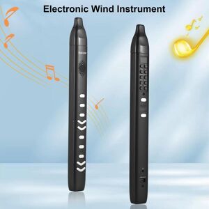 TOMTOP JMS Digital Electronic Wind Instrument Portable Synthesizer Supports 10 Tones Adjustable Blowing