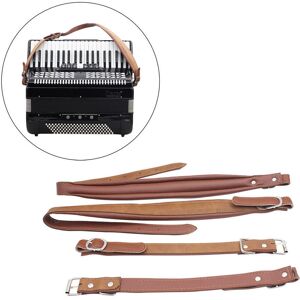 Musical 3 1 Pair Adjustable Synthetic Leather Accordion Shoulder Straps for 16-120 Bass Accordions