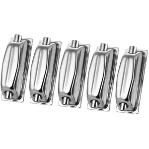 TOMTOP JMS 5pcs/Pack Double-end Rectangular Snare Drum Lug Claw Hooks  Ear Drum Set Parts Accessories