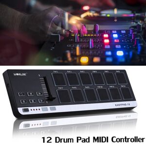 TOMTOP JMS Worlde EasyPad.12 Portable Mini USB 12 Drum Pad  MIDI Controller