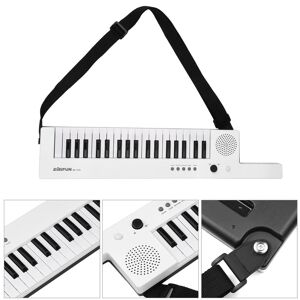 TOMTOP JMS Guitar Electronic Piano with Mini Keyboard 37-Key Electronic Keyboard Piano Rechargeable Children